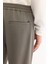 Erkek Haki Beli Lastikli Bağcıklı Kolay Ütülenen Jogger Relaxed Fit Pantolon A52Y3041 5