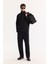 Erkek Siyah Yarım Fermuarlı Viskon Karışımlı Bi-Stretch Comfort Fit Sweatshirt A52Y2096 7