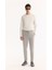 Erkek Gri Beli Lastikli Bağcıklı Pamuklu Bi-Stretch Regular Fit Eşofman Altı A52Y3403 1