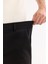Erkek Siyah Yanı Lastikli Viskon Karışımlı Slim Fit Chino Pantolon A52Y3053 4
