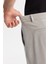 Erkek Açık Gri Yanı Lastikli Bi-Stretch Kolay Ütülenen Chino Slim Fit Pantolon B003037 5