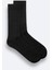 Erkek Siyah Desenli Bambu Soket Çorap A42y8513 2