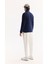 Erkek Lacivert Dik Yaka Fermuarlı Soft Touch Polar Regular Fit Sweatshirt E001068 4