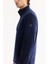 Erkek Lacivert Dik Yaka Fermuarlı Soft Touch Polar Regular Fit Sweatshirt E001068 5