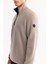 Erkek Gri Dik Yaka Fermuarlı Soft Touch Polar Regular Fit Sweatshirt E001068 5