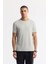 Erkek Taş Bisiklet Yaka Bi-Stretch Soft Touch Basic Regular Fit T-Shirt B001031 1