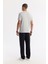 Erkek Taş Bisiklet Yaka Bi-Stretch Soft Touch Basic Regular Fit T-Shirt B001031 4