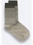 Erkek Haki Bambu Desenli Soket Çorap A52Y8501 2