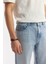 Erkek Açık Mavi %100 Pamuk Tokyo Straight Fit Jean Pantolon A51Y3546 6