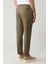 Erkek Açık Haki Pamuklu Klasik Bel Relaxed Fit Pantolon A41Y3037 5