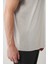 Erkek Gri Bisiklet Yaka Baskılı Soft Touch Regular Fit T-shirt A41y1032 6