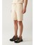 Erkek Bej Jersey Kumaş 2 İplik Yandan Cepli Örme Regular Fit Şort A41Y3622 3