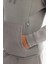 Erkek Gri Kapüşonlu Baskılı Elastan Regular Fit Sweatshirt A42Y1262 3