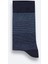 Erkek Lacivert Bambu Desenli Soket Çorap A52Y8501 1