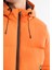 Erkek Turuncu Kapüşonlu Su İtici Rüzgar Geçirmez -5°C Dayanıklı Şişme Comfort Fit Mont B006046 2