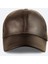 Erkek Kahverengi %100 Deri Spor Şapka A42Y9285 1