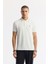 Erkek Ekru Polo Yaka Bi-Stretch Regular Fit T-Shirt A51Y1000 1