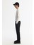 Erkek Siyah Yanı Lastikli Bi-Stretch Kolay Ütülenen Chino Slim Fit Pantolon B003037 2