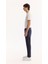 Erkek Lacivert Yanı Lastikli Hızlı Kuruyan Kırışmayan Slim Fit Pantolon A52Y3077 3