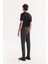 Erkek Antrasit Pamuklu Eskitme Yıkamalı Madrid Comfort Slim Fit Jean Pantolon A52Y3503 5