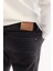 Erkek Siyah Klasik Bel Pamuklu Eskitme Yıkamalı Madrid Comfort Slim Fit Jean Pantolon A52Y3518 7