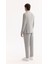 Erkek Gri Mono Yaka Bi-Stretch Hafif Dokulu Blazer Comfort Slim Fit Ceket A52Y4003 4