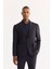 Erkek Lacivert Mono Yaka Bi-Stretch Su İtici Kırışmayan Blazer Comfort Slim Fit Ceket A52Y4009 1