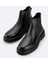 Erkek Siyah %100 Deri Esnek Taban Chelsea Bot A52Y8001 2