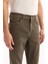 Erkek Haki Klasik Bel Pamuklu Eskitme Yıkamalı Roma Crop Slim Fit Jean Pantolon A52Y3514 4
