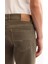 Erkek Haki Klasik Bel Pamuklu Eskitme Yıkamalı Roma Crop Slim Fit Jean Pantolon A52Y3514 5