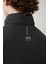 Erkek Antrasit Dik Yaka Kapüşonlu Fermuarlı Su itici Bi-Stretch Comfort Fit Mont A41Y6035 4
