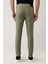 Erkek Haki Klasik Bel Soft Touch Pamuklu Slim Fit Pantolon B003038 4
