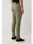 Erkek Haki Klasik Bel Soft Touch Pamuklu Slim Fit Pantolon B003038 5