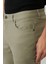 Erkek Haki Klasik Bel Soft Touch Pamuklu Slim Fit Pantolon B003038 6