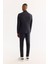 Erkek Lacivert Mono Yaka Bi-Stretch Su İtici Kırışmayan Blazer Comfort Slim Fit Ceket A52Y4009 4