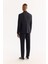Erkek Siyah Mono Yaka Bi-Stretch Su İtici Kırışmayan Blazer Comfort Slim Fit Ceket A52Y4009 3
