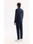 Erkek Lacivert Mono Yaka Bi-Stretch Hafif Dokulu Blazer Comfort Slim Fit Ceket A52Y4013 4