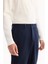 Erkek Lacivert Yani Lastikli Bi-Stretch Hafif Slim Fit Pantolon A52Y3213 4