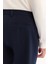Erkek Lacivert Yani Lastikli Bi-Stretch Hafif Slim Fit Pantolon A52Y3213 5