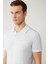Erkek Açık Mavi 3 Düğmeli Polo Yaka Triko Regular Fit T-Shirt A41Y5067 2