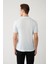 Erkek Açık Mavi 3 Düğmeli Polo Yaka Triko Regular Fit T-Shirt A41Y5067 4
