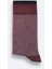 Erkek Bordo Desenli Bambu Soket Çorap A52Y8500 1