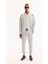 Erkek Açık Gri Beli Lastikli Bağcıklı Bi-Stretch Regular Fit Eşofman Altı A52Y3416 7