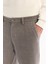 Erkek Gri Yanı Lastikli Kadife Fitilli Carrot Fit Pantolon A52Y3039 4