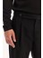 Erkek Siyah Klasik Bel Yün Karışımlı Soft Touch Carrot Fit Pantolon A52Y3012 6