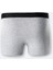 Erkek Gri Basic Pamuklu Tekli Regular Fit Boxer B009510 2