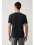 Erkek Antrasit Bisiklet Yaka Baskılı Soft Touch Regular Fit T-shirt A41y1131 4