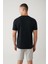 Erkek Antrasit Bisiklet Yaka Baskılı Soft Touch Regular Fit T-shirt A41y1138 4