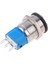 16MM Metal Panel Montaj Düz Kafa Latch Buton No Nc Dc 6A 12V Ac 3A 250V IP67 Su Geçirmez Düğme 6