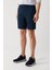Erkek Lacivert Esnek Patara Chino Kanvas Relaxed Fit Şort B003730 3
